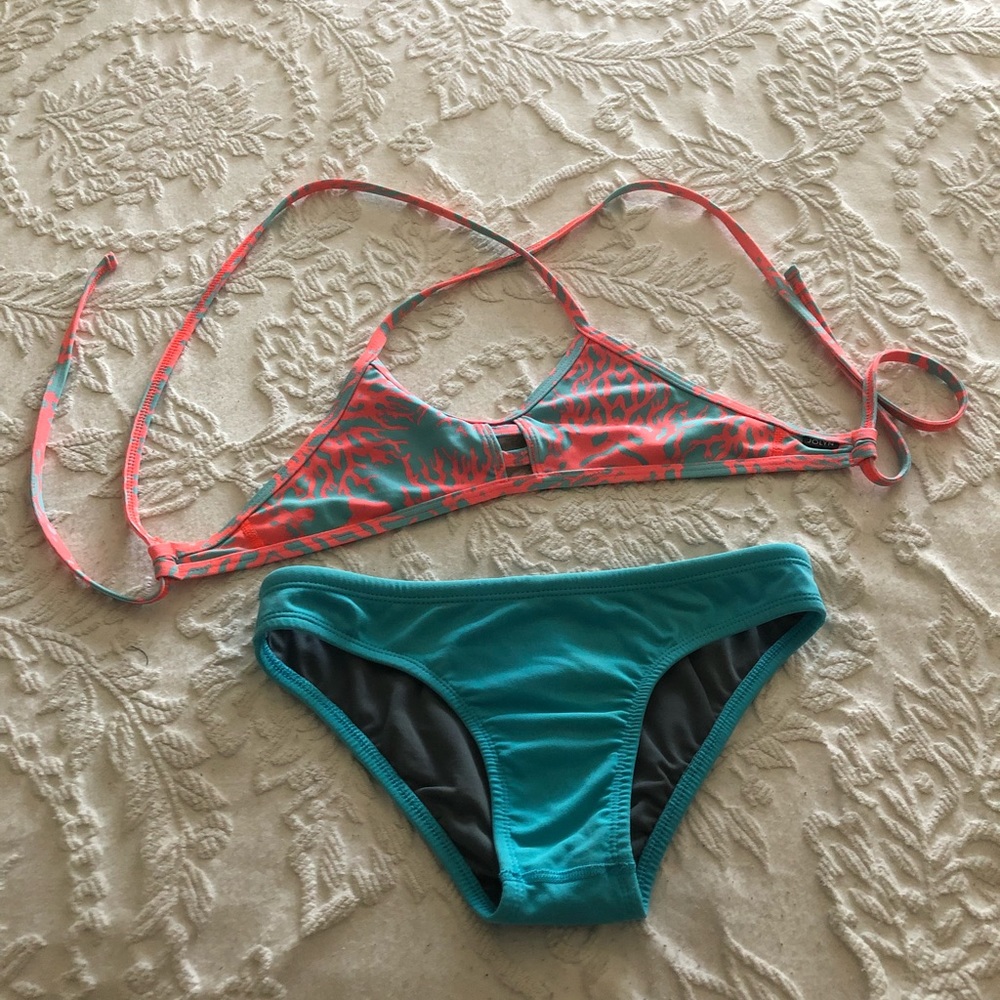 Jolyn Coral Two Piece Swimsuit  - XS